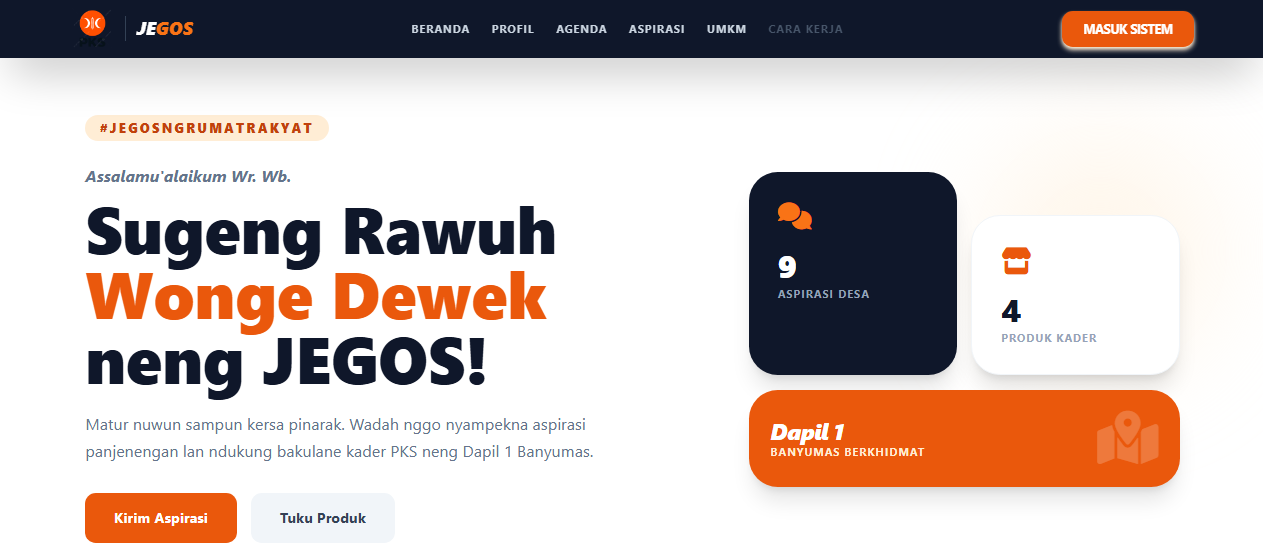 Sistem Aspirasi dan Marketplace Kader Partai